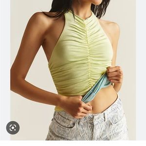 New Anthropologie ruched tank